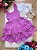 Vestido Infantil Mariana Modinha Lilás - Imagem 1
