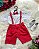 Conjunto Camisa Branca Suspensório Miss Cherry - Imagem 3
