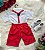 Conjunto Camisa Branca Suspensório Miss Cherry - Imagem 4
