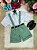 Conjunto Suspensório Shorts Verde Miss Cherry Gustavo - Imagem 1