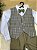 Conjunto Social Colete Xadrez Verde - Imagem 7