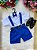 Conjunto Shorts Social Ravi Azul Royal - Imagem 4