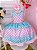 Vestido Infantil Sereia Fundo do Mar Ariel Tay Day Princesa Luxo - Imagem 1