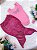 Fantasia Infantil Sereia Rosa Chiclete e Escamas Pink - Imagem 2