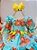 Vestido Infantil Junino Verde Florido Aplique de Laços - Imagem 2