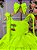 Vestido Blogueirinha Verde Neon Cerejinha - Imagem 6