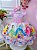 Vestido Infantil Princesas Disney Rosa Cinto de Pérolas - Imagem 1