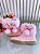 Botinha Infantil Rosa Laço Pompom Com Pelúcia e Zíper - Imagem 4