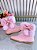Botinha Infantil Rosa Laço Pompom Com Pelúcia e Zíper - Imagem 3