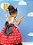 Vestido Minnie Vermelha Luxo Bolas Brancas Com Tiara - Imagem 7