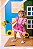 Romper Junino Rosa Vestido Xadrez - Imagem 1