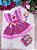 Romper Junino Rosa Vestido Xadrez - Imagem 8