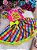 Conjunto Junino Infantil Rosa Neon - Imagem 4