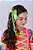 Conjunto Junino Rosa Cropped Saia Colorida - Imagem 5