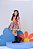 Conjunto Junino Rosa Cropped Saia Colorida - Imagem 6