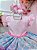 Vestido Infantil Rosa Colorido Escamas Sereia Tay Day - Imagem 3