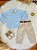 Conjunto Infantil Camisa Azul e Calça Bege Cinto - Imagem 5