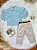 Conjunto Infantil Camisa Verde e Calça Bege Cinto - Imagem 2