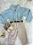 Conjunto Infantil Camisa Verde e Calça Bege Cinto - Imagem 7