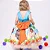 Vestido Infantil Moana Temáticos Luxo - Imagem 6