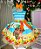 Vestido Infantil Moana Temáticos Luxo - Imagem 2