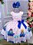 Vestido  Galinha Pintadinha Rosa e Azul Temáticos Luxo - Imagem 5