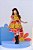 Vestido Infantil Junino Amarelo Colorido Florzinhas Festas - Imagem 7