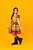 Vestido Infantil Junino Amarelo Colorido Florzinhas Festas - Imagem 15