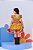 Vestido Infantil Junino Amarelo Colorido Florzinhas Festas - Imagem 10