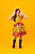 Vestido Infantil Junino Amarelo Colorido Florzinhas Festas - Imagem 14