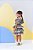 Conjunto Meninas Junino Preto Xadrez Cropped Com Mini Saia - Imagem 5