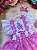 Romper Galinha Rosa Vestido Luxo - Imagem 5