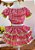 Conjunto Junino Vermelho Xadrez Cropped Com Mini Saia - Imagem 4
