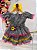 Conjunto Junino Preto Xadrez Cropped Mini Saia - Imagem 5