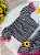 Conjunto Junino Preto Xadrez Cropped Mini Saia - Imagem 8