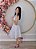 Conjunto Meninas Branco Cropped e Saia Mid Bordado Luxo - Imagem 1