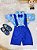 Conjunto Meninos do Bolofofos Azul Com Short Susp. e Camisa - Imagem 4