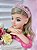 Coroa Infantil Princesa de Pérolas e Duplo Strass Luxo Cores - Imagem 11