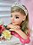 Coroa Infantil Princesa de Pérolas e Duplo Strass Luxo Cores - Imagem 8