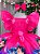 Vestido Infantil Stitch e Lilo Pink Luxo Menina Festa - Imagem 4