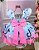 Vestido Temático Kids Tik Tok Azul Bebê - Imagem 4