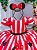 Vestido Infantil Minnie Vermelho Temáticos - Imagem 6