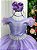 Vestido Infantil Longo Festa Luxo Lilas Amanda - Imagem 5