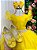 Vestido Infantil Longo Festa Luxo Amarelo Amanda - Imagem 3