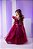 Vestido Infantil Longo Festa Luxo Marsala Amanda - Imagem 6
