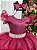 Vestido Infantil Longo Festa Luxo Marsala Amanda - Imagem 12