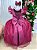 Vestido Infantil Longo Festa Luxo Marsala Amanda - Imagem 4