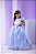 Vestido Infantil Longo Festa Luxo Azul Amanda - Imagem 1