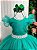 Vestido Infantil Longo Festa Luxo Verde Amanda - Imagem 2