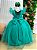 Vestido Infantil Longo Festa Luxo Verde Amanda - Imagem 3
